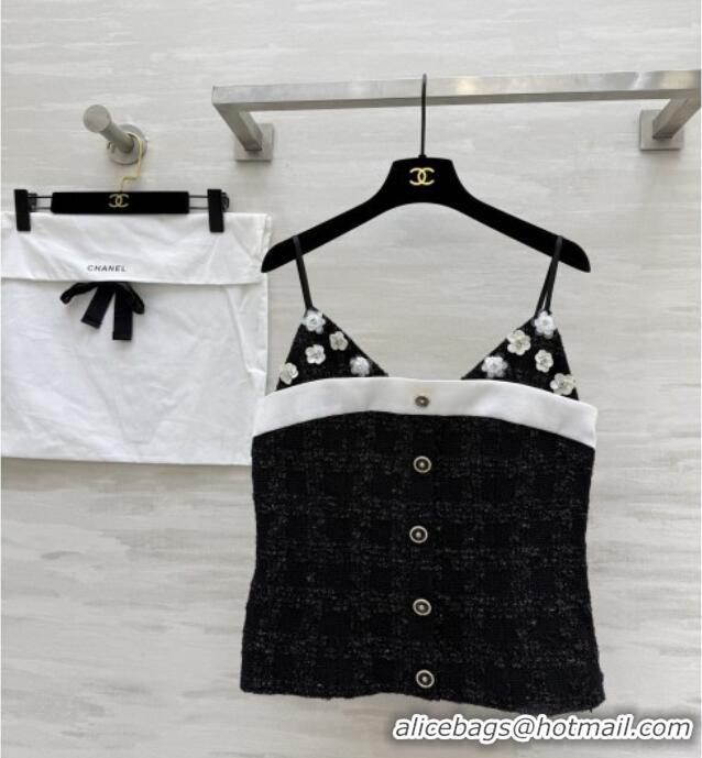 Unique Grade Chanel Tweed Vest CH82120 Black 2025