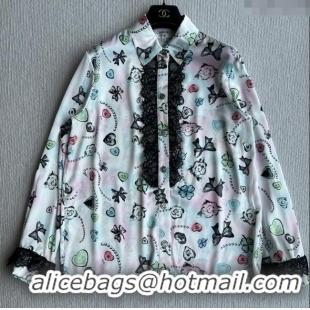 Affordable Price Chanel Shirt CH082901 White 2025