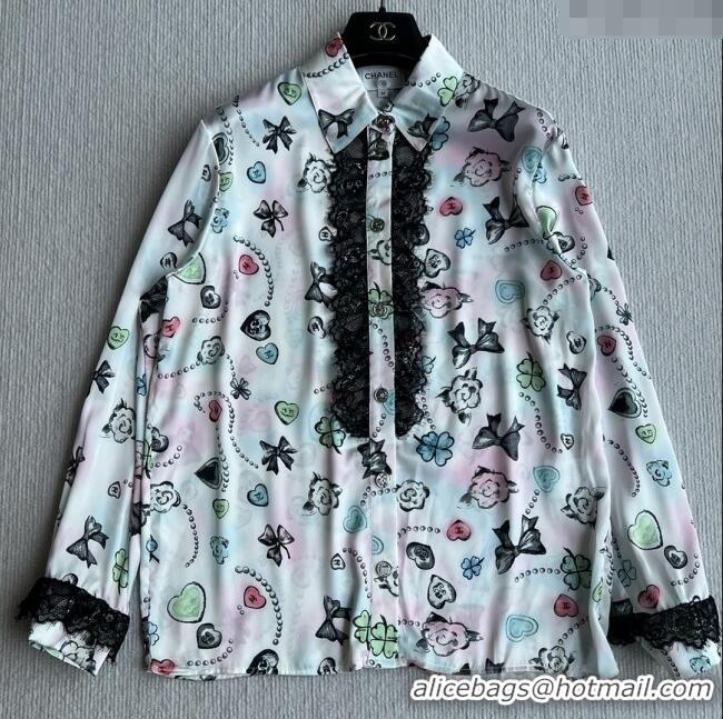 Affordable Price Chanel Shirt CH082901 White 2025