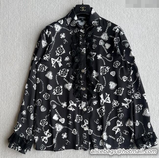Grade Design Chanel Shirt CH082904 Black 2025