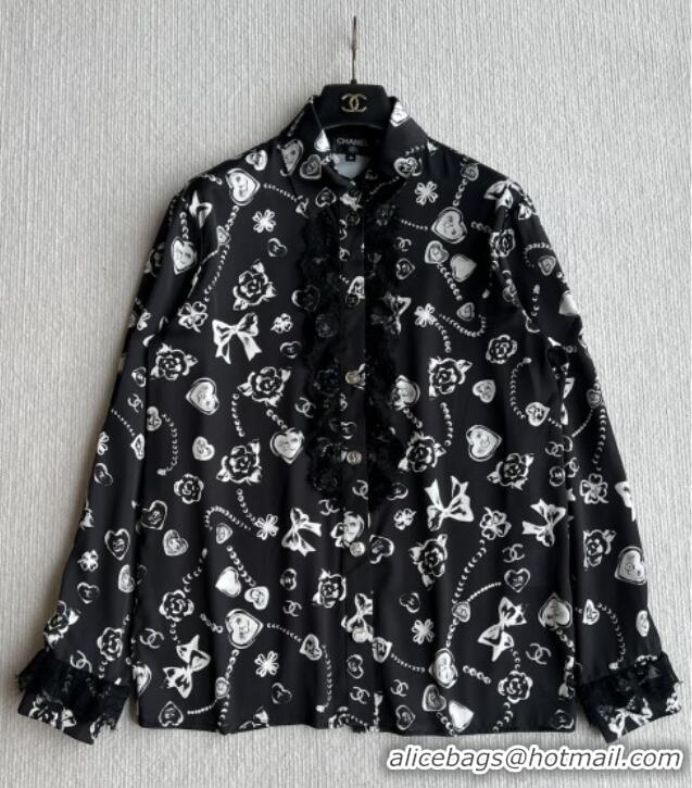 Grade Design Chanel Shirt CH082904 Black 2025