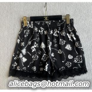 Top Quality Chanel Shorts CH082907 Black 2025