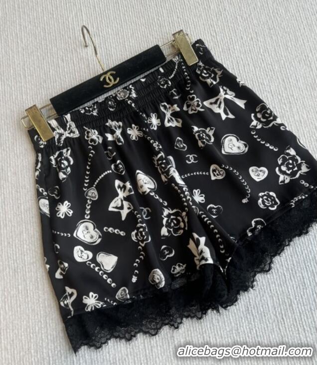 Top Quality Chanel Shorts CH082907 Black 2025