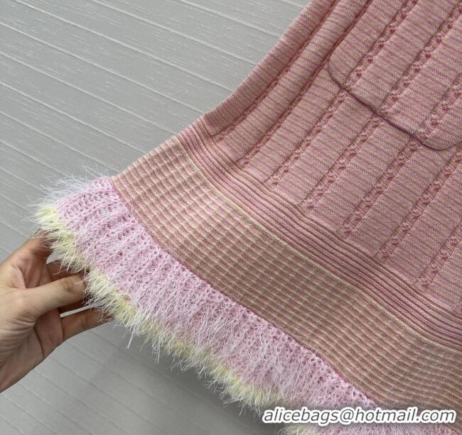 Well Crafted Chanel Cashmere Skirt CH090202 Pink 2025