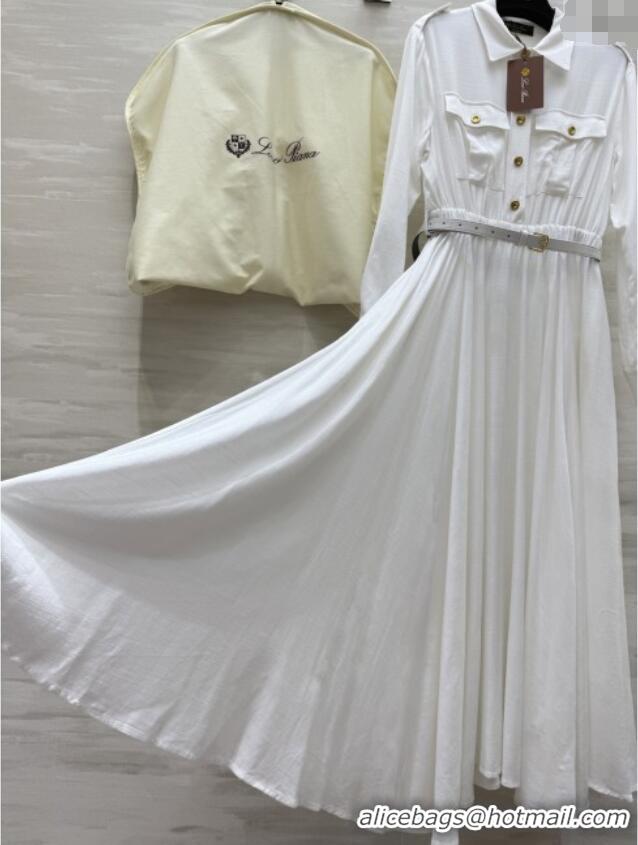 Buy Inexpensive Loro Piana Dress L090208 White 2025