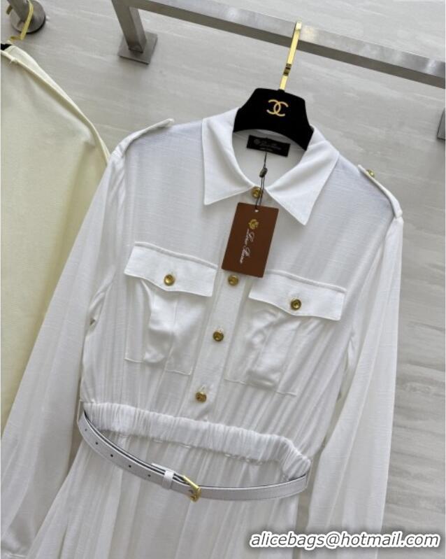 Buy Inexpensive Loro Piana Dress L090208 White 2025