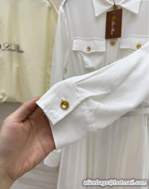 Buy Inexpensive Loro Piana Dress L090208 White 2025