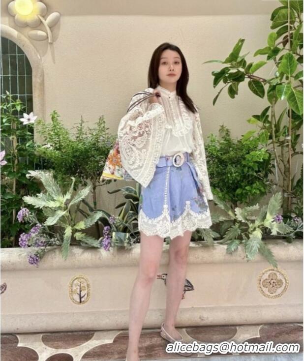 Super Quality Zimmermann Blouse Z090211 White 2025
