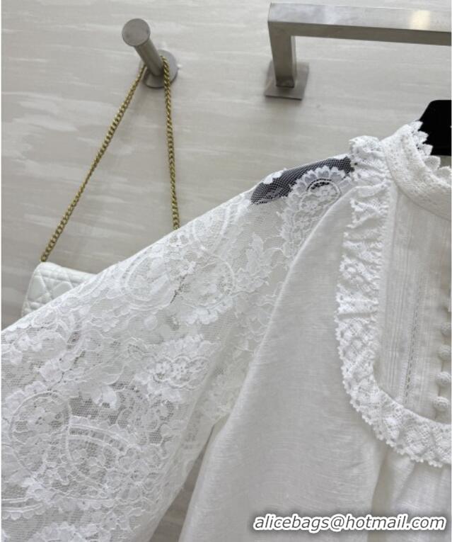 Super Quality Zimmermann Blouse Z090211 White 2025