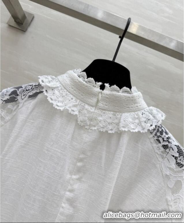 Super Quality Zimmermann Blouse Z090211 White 2025
