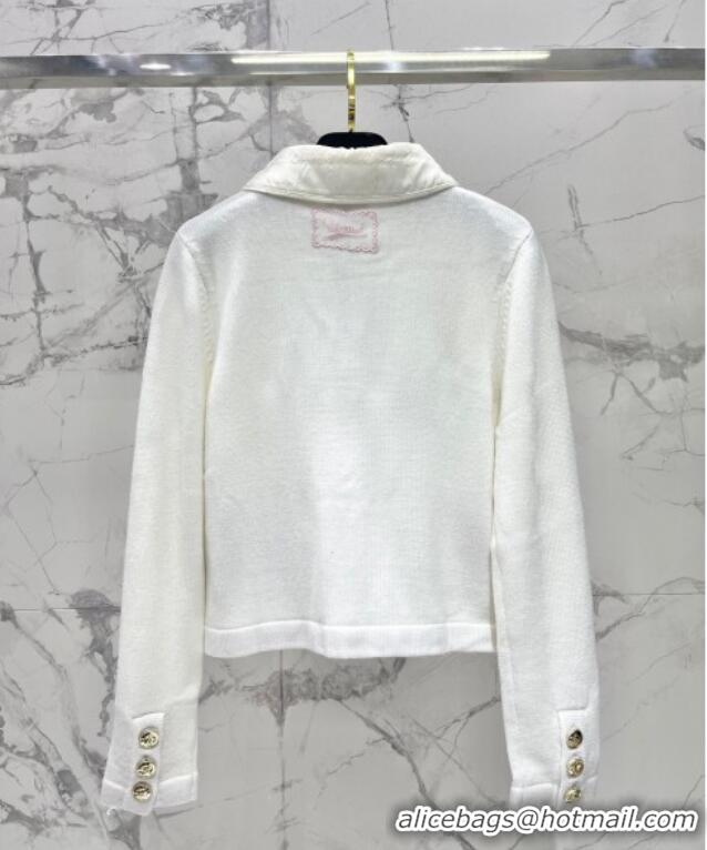 ​Traditional Specials Chanel Cashmere Cardigan CH090401 White 2025