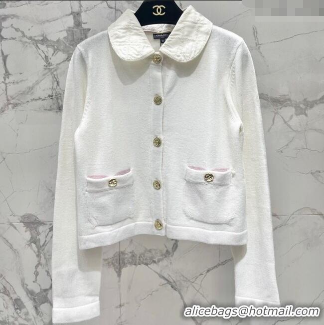 ​Traditional Specials Chanel Cashmere Cardigan CH090401 White 2025