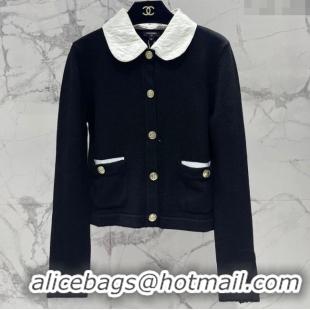 Well Crafted Chanel Cashmere Cardigan CH090401 Black 2025