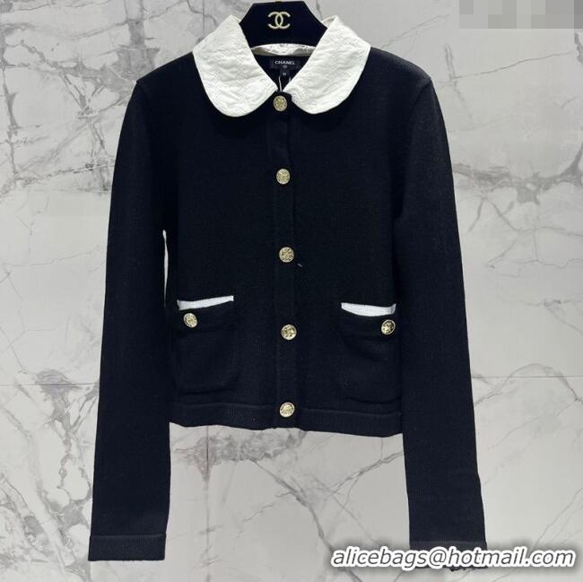 Well Crafted Chanel Cashmere Cardigan CH090401 Black 2025