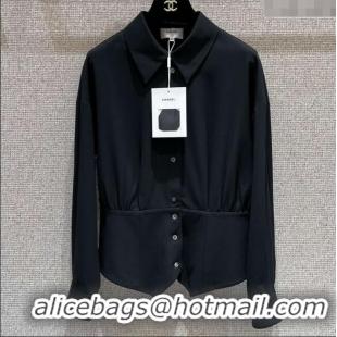 Buy New Cheap Chanel Shirt CH090504 Black 2025