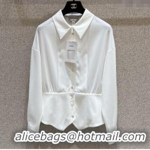 Pretty Style Discount Chanel Shirt CH090504 White 2025