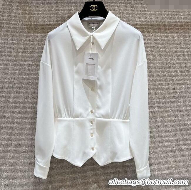 Pretty Style Discount Chanel Shirt CH090504 White 2025