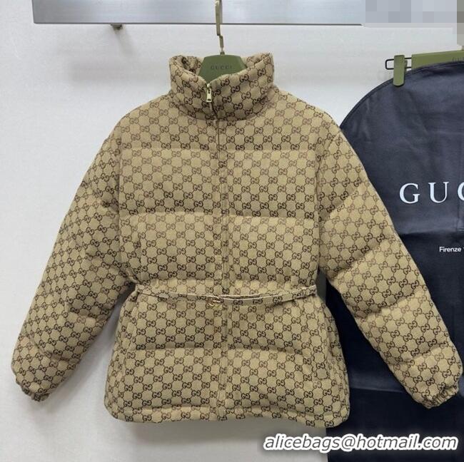 Buy Discount Gucci GG Down Jacket GG110613 Beige 2025
