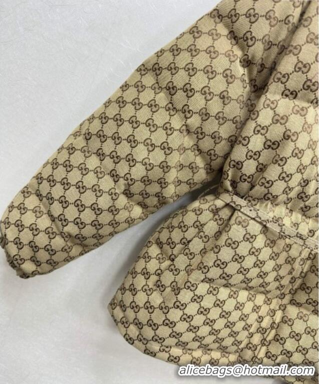 Buy Discount Gucci GG Down Jacket GG110613 Beige 2025