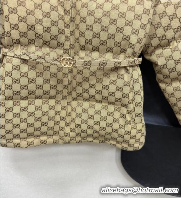 Buy Discount Gucci GG Down Jacket GG110613 Beige 2025