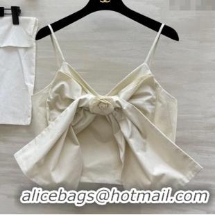 Top Quality Chanel Bow Vest CH82113 White 2025