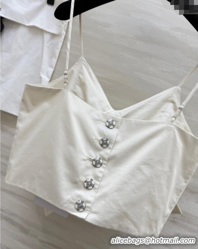 Top Quality Chanel Bow Vest CH82113 White 2025