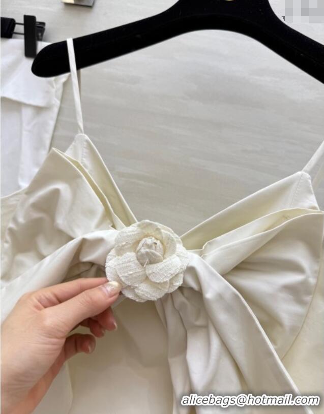 Top Quality Chanel Bow Vest CH82113 White 2025