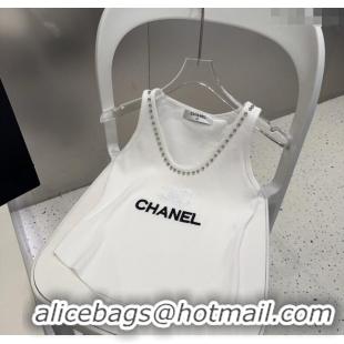 Big Discount Chanel Strass Vest 0911 White 2025
