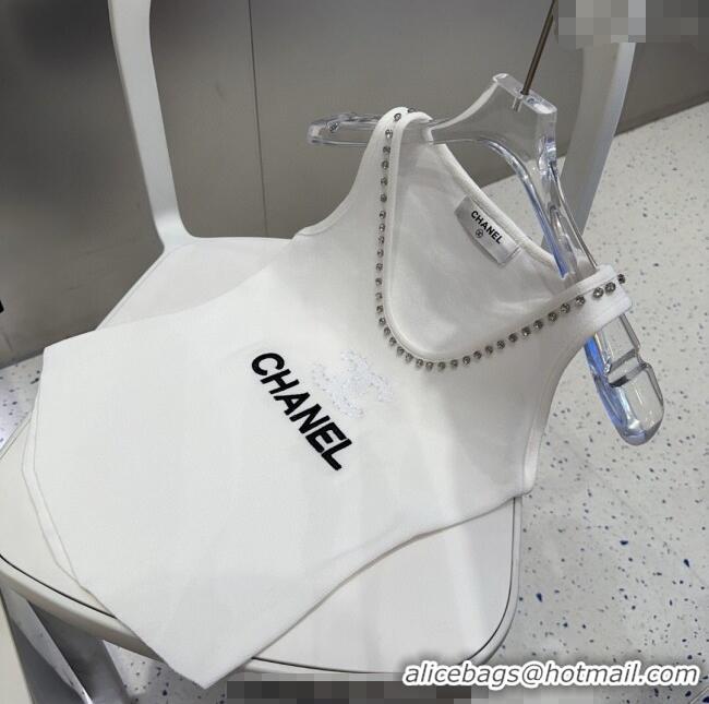 Big Discount Chanel Strass Vest 0911 White 2025