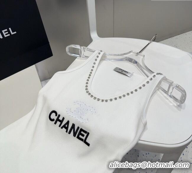 Big Discount Chanel Strass Vest 0911 White 2025
