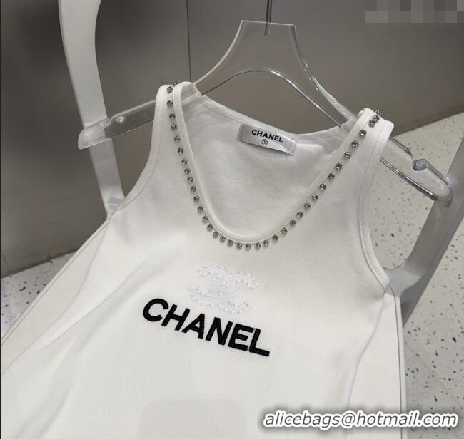 Big Discount Chanel Strass Vest 0911 White 2025