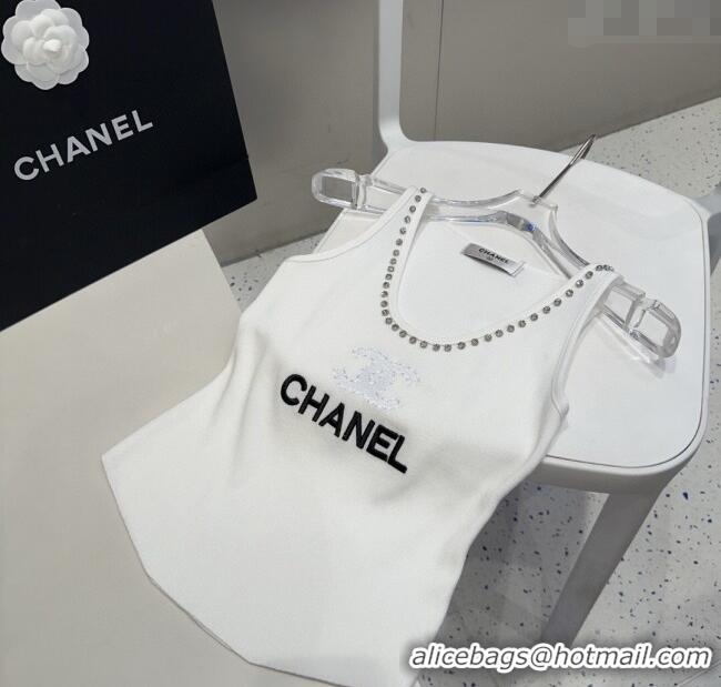Big Discount Chanel Strass Vest 0911 White 2025