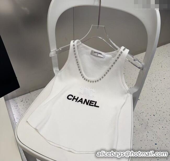 Big Discount Chanel Strass Vest 0911 White 2025