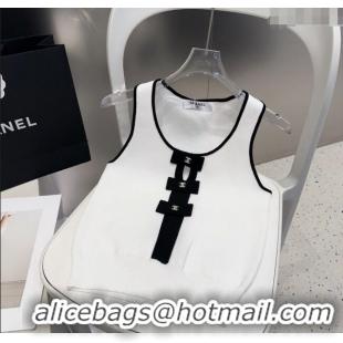Top Grade Chanel Bow Vest 0911 White 2025