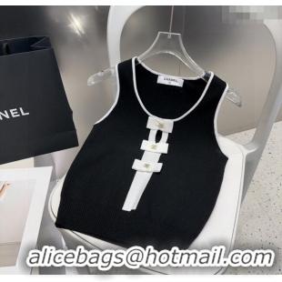 Unique Discount Chanel Bow Vest 0911 Black 2025