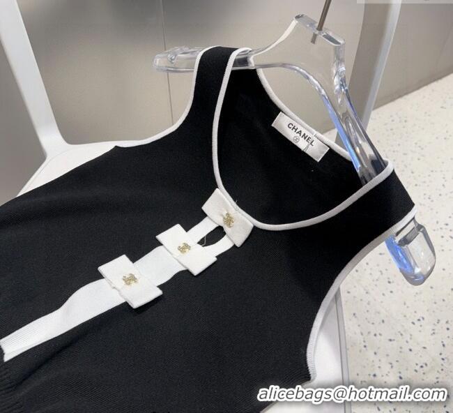Unique Discount Chanel Bow Vest 0911 Black 2025