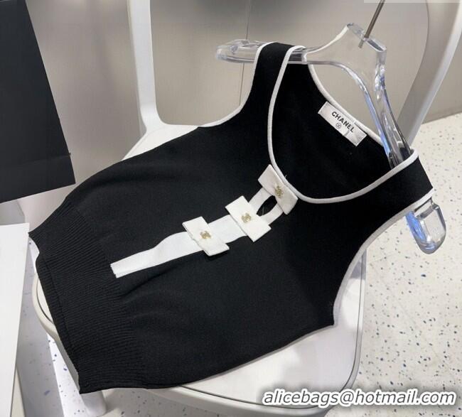 Unique Discount Chanel Bow Vest 0911 Black 2025