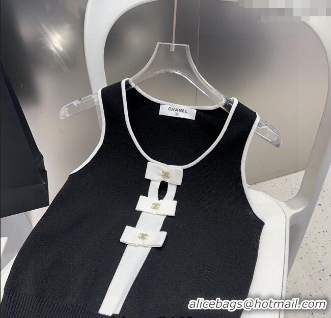 Unique Discount Chanel Bow Vest 0911 Black 2025