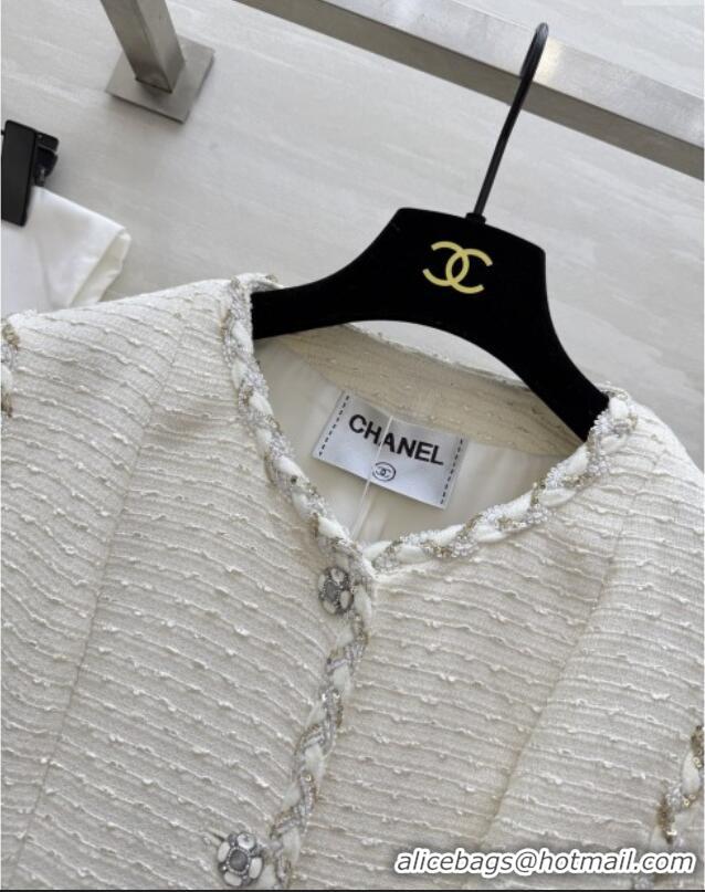 Trendy Design Chanel Tweed Jacket CH91304 Beige 2025