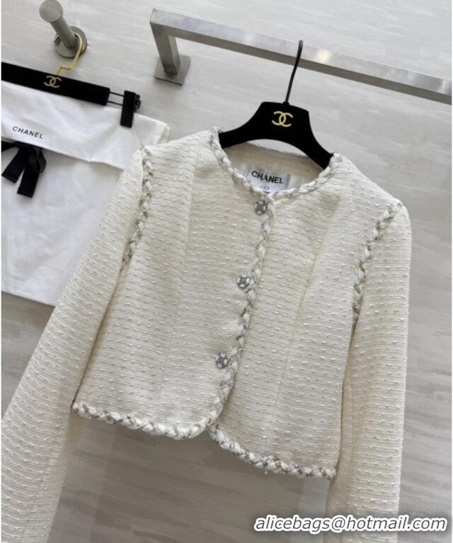 Trendy Design Chanel Tweed Jacket CH91304 Beige 2025