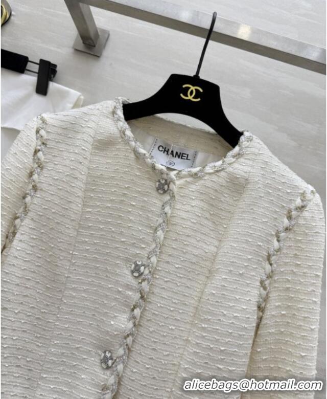 Trendy Design Chanel Tweed Jacket CH91304 Beige 2025