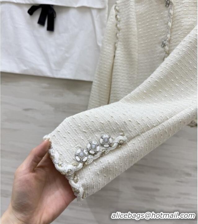 Trendy Design Chanel Tweed Jacket CH91304 Beige 2025