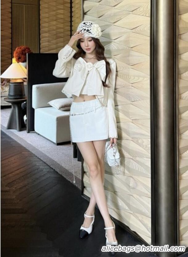 Trendy Design Chanel Tweed Jacket CH91304 Beige 2025