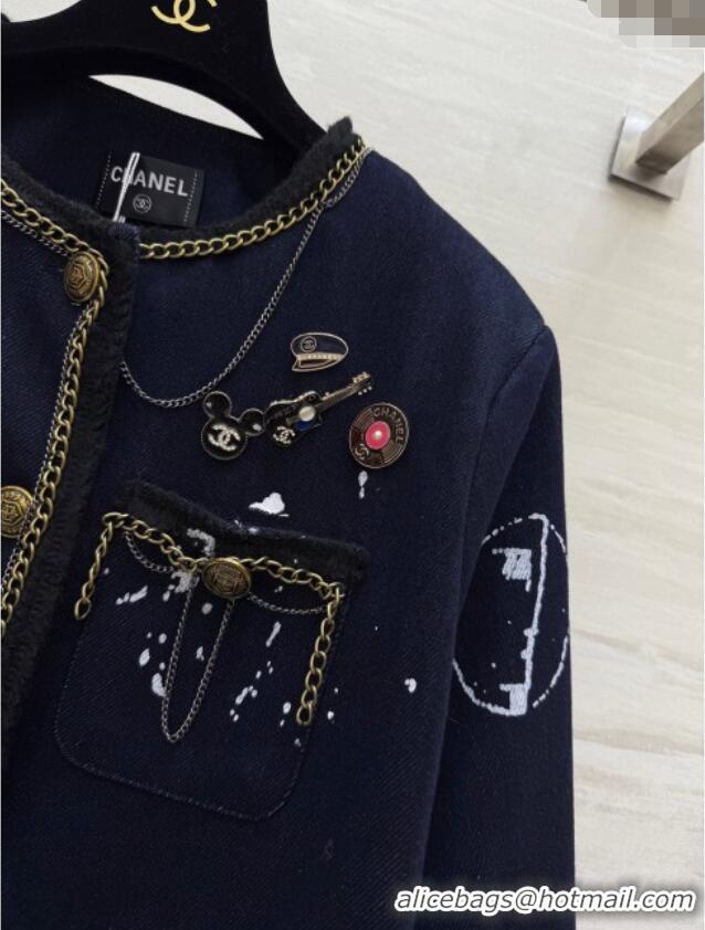Affordable Price Chanel Graffiti Denim Jacket CH91311 2025