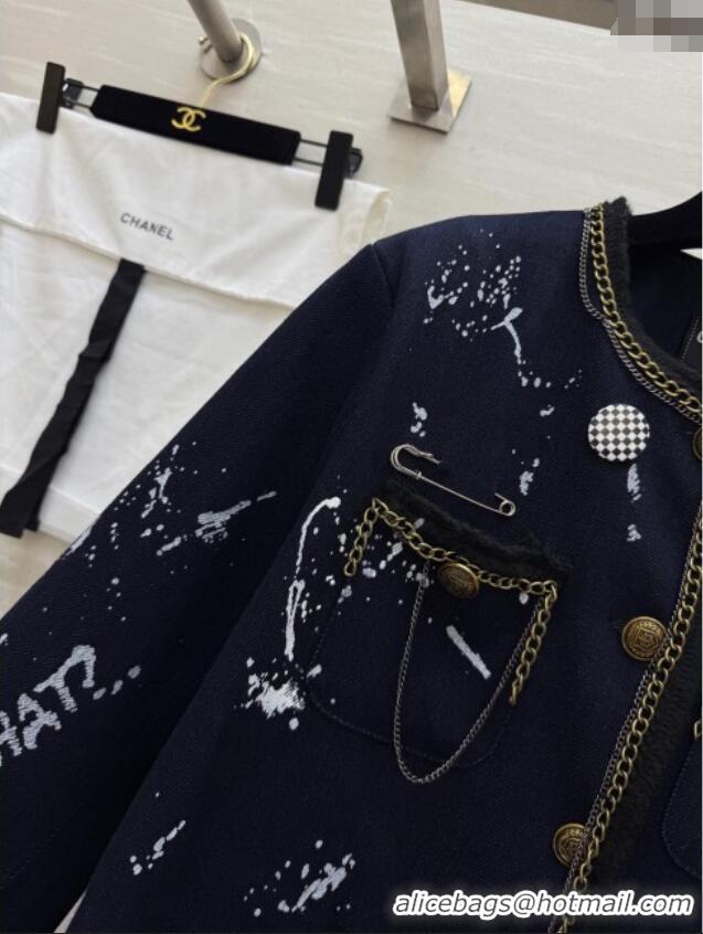 Affordable Price Chanel Graffiti Denim Jacket CH91311 2025