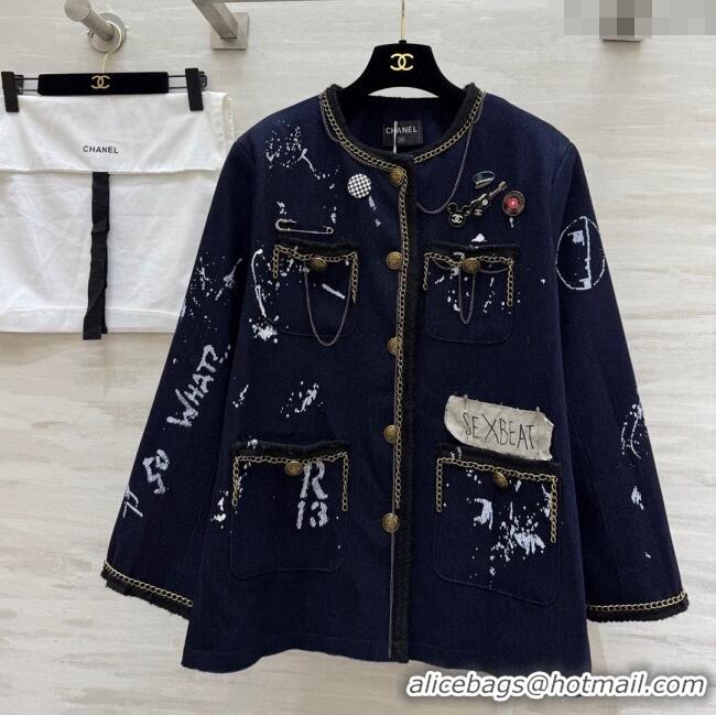 Affordable Price Chanel Graffiti Denim Jacket CH91311 2025