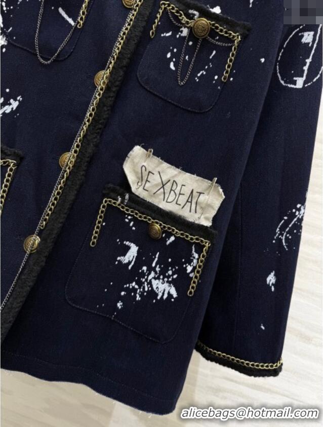 Affordable Price Chanel Graffiti Denim Jacket CH91311 2025