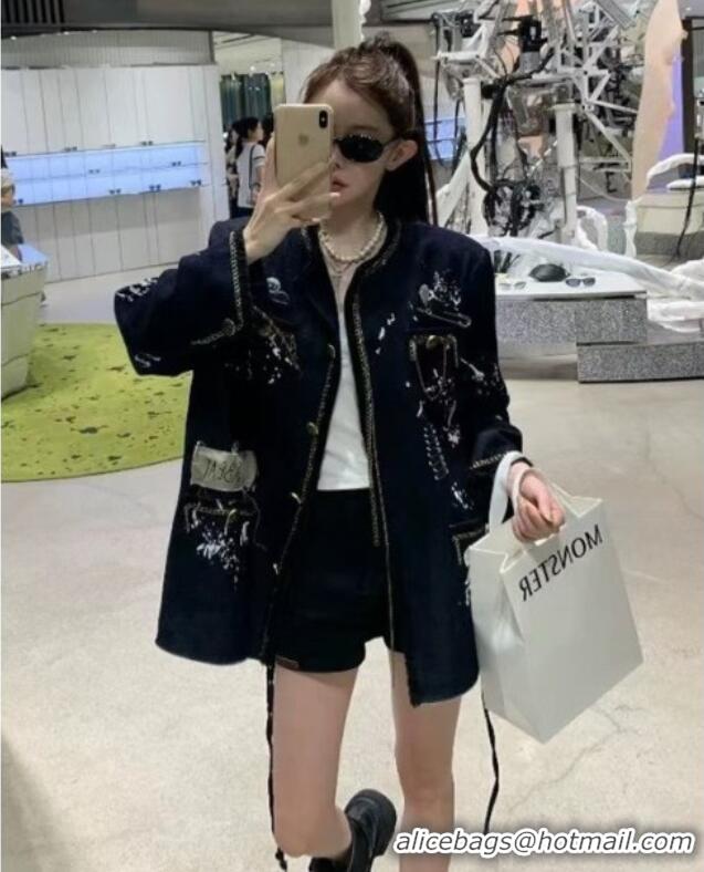 Affordable Price Chanel Graffiti Denim Jacket CH91311 2025