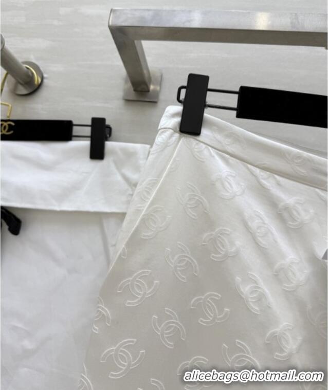 Reasonable Price Chanel CC Silk Pants CH91316 White 2025