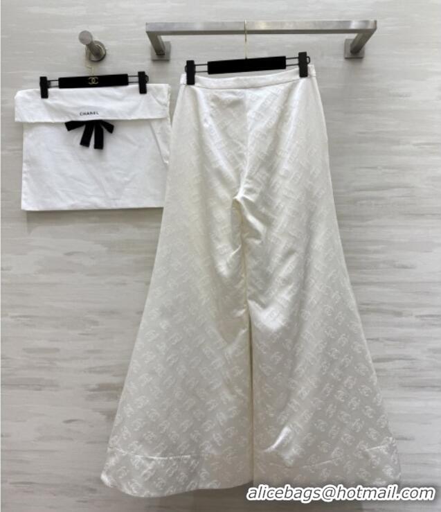 Reasonable Price Chanel CC Silk Pants CH91316 White 2025